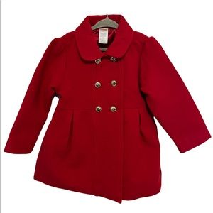 Gymboree Red Holiday Pea Coat